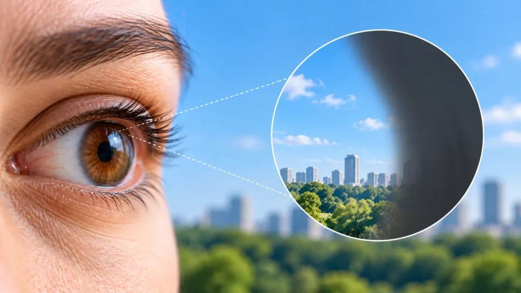 ¿Cuándo ir al oftalmólogo? 7 señales que no conviene ignorar - Una sombra o “telón” en el campo visual - VIU