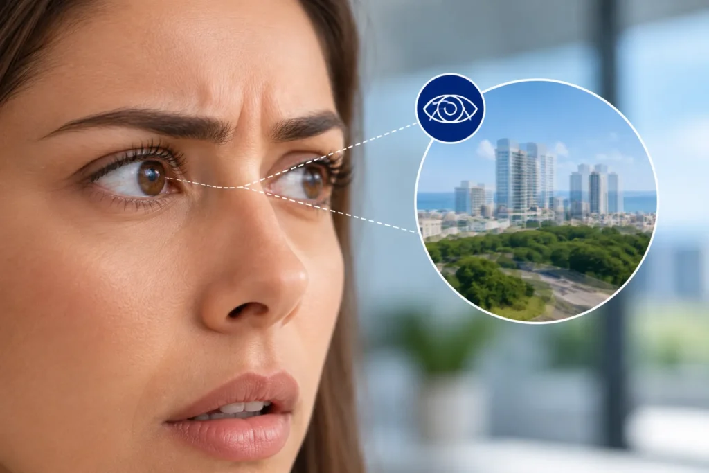 ¿Cuándo ir al oftalmólogo? 7 señales que no conviene ignorar - Visión doble que aparece de repente - VIU