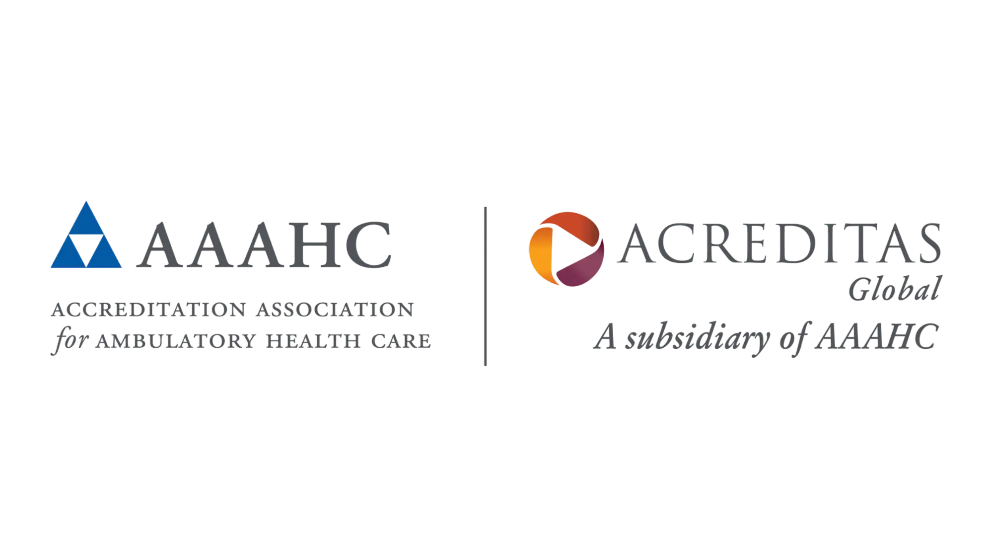 Sello de la acreditación internacional AAAHC – Acreditas Global