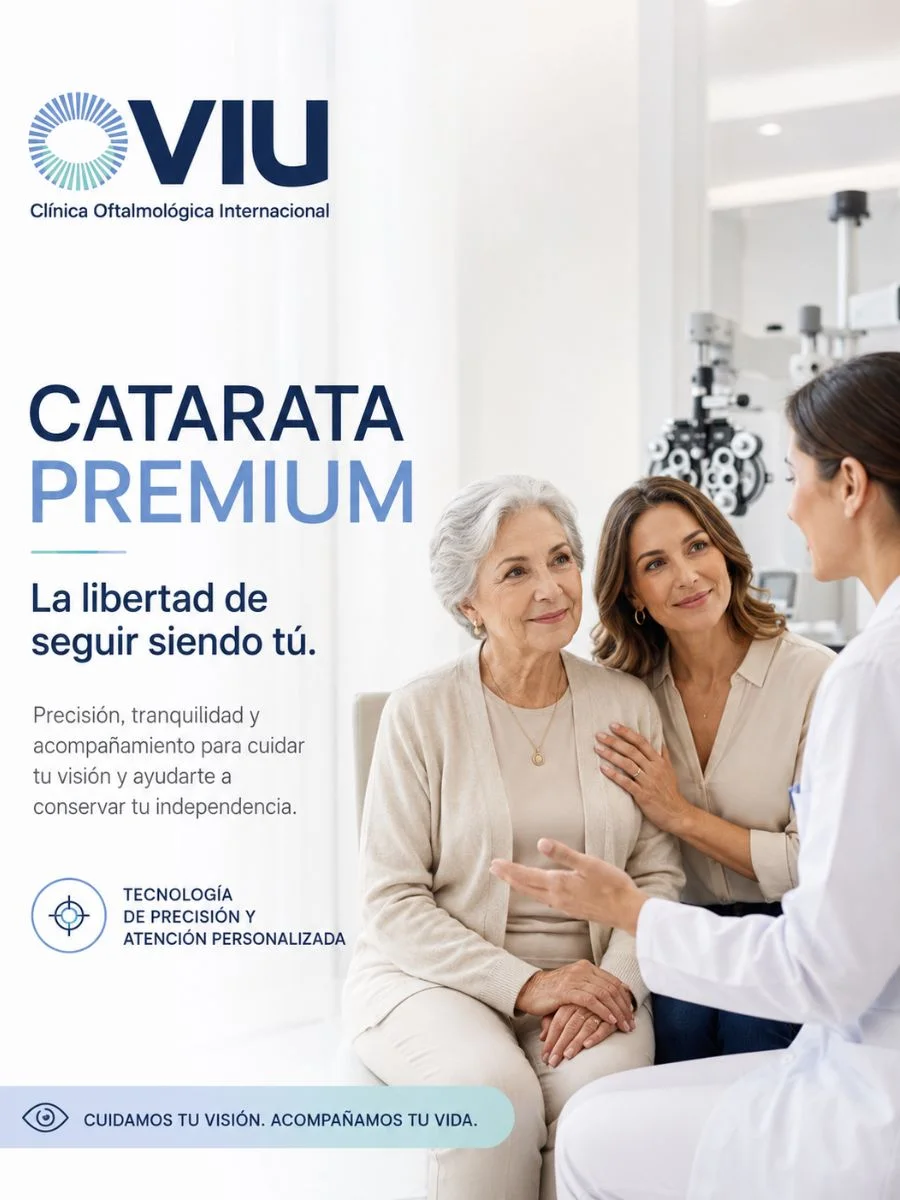 Candidatos a cirugía de cataratas premium con lente intraocular en VIU