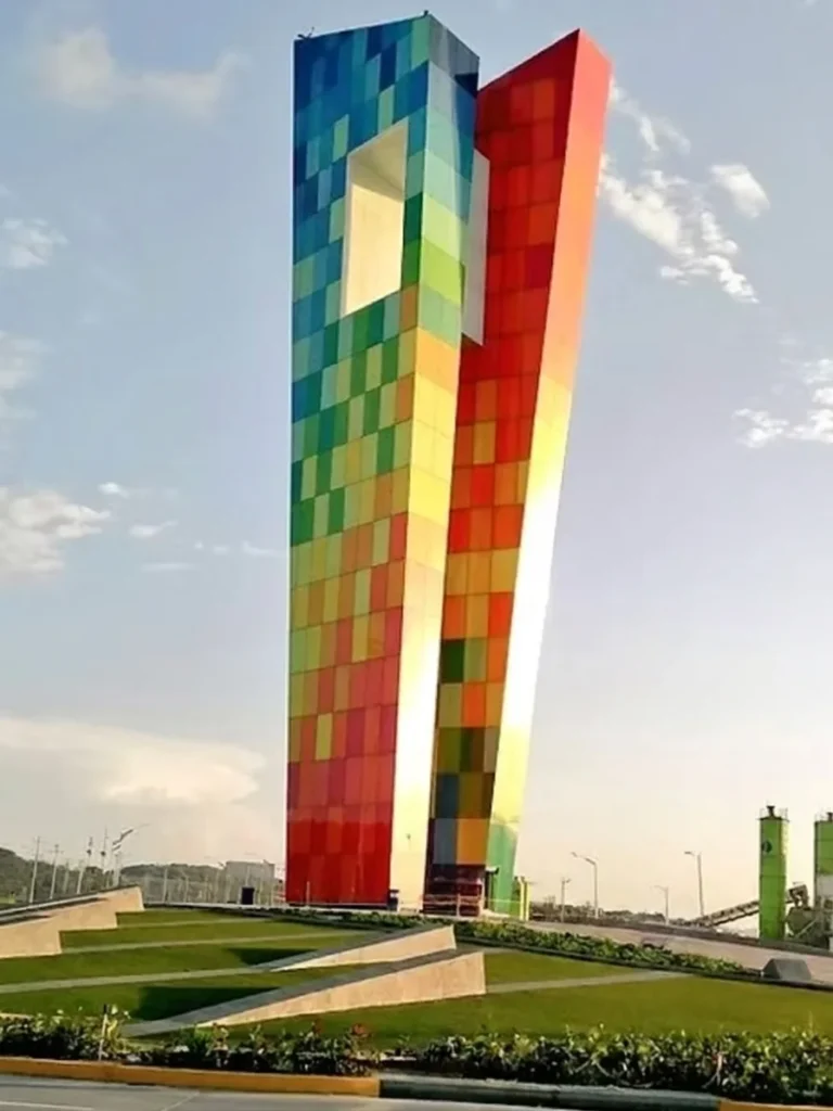 Monumento Ventana al Mundo en Barranquilla, Colombia