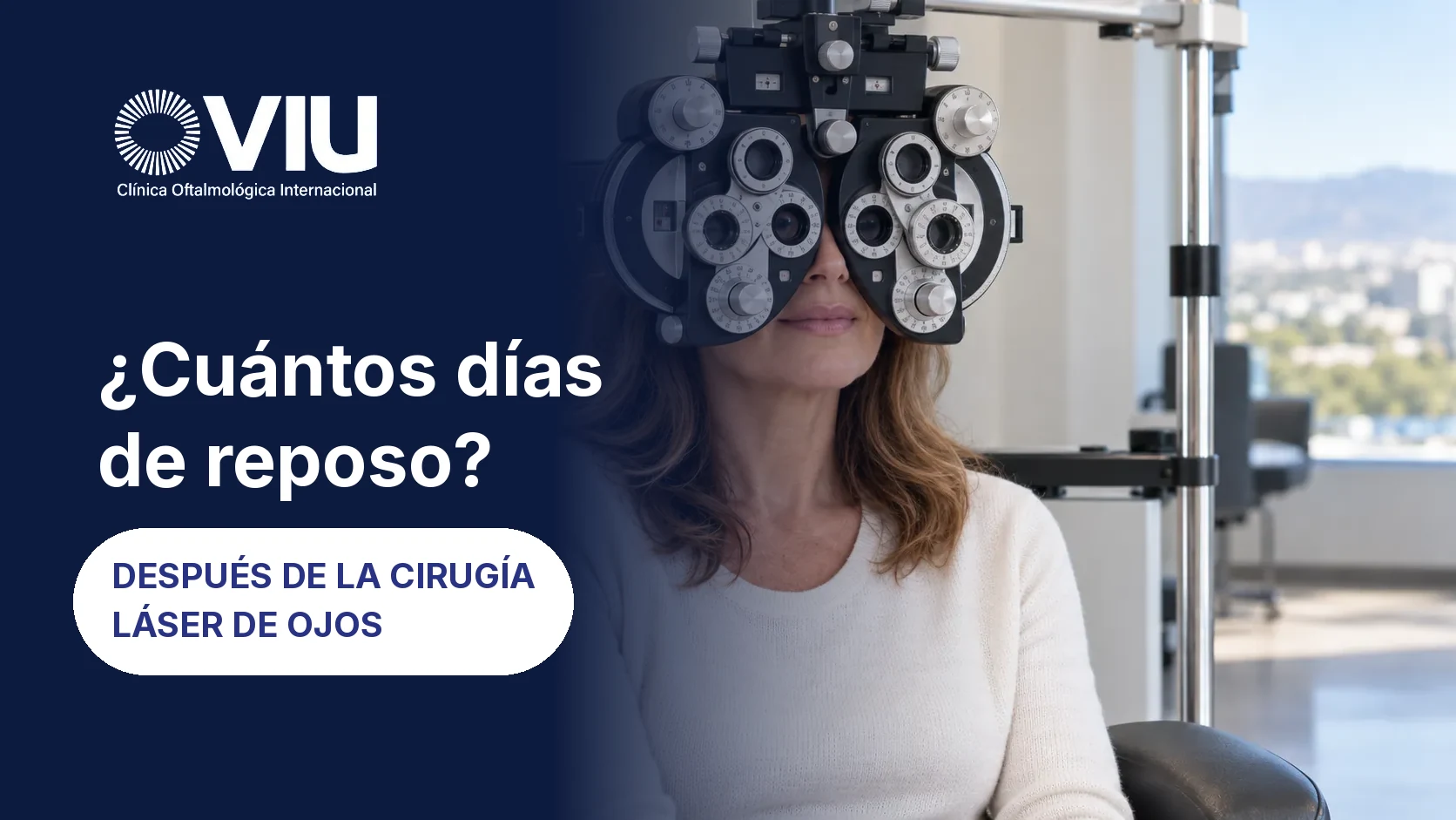 ¿Cuántos días de reposo tras la cirugía láser de ojos?