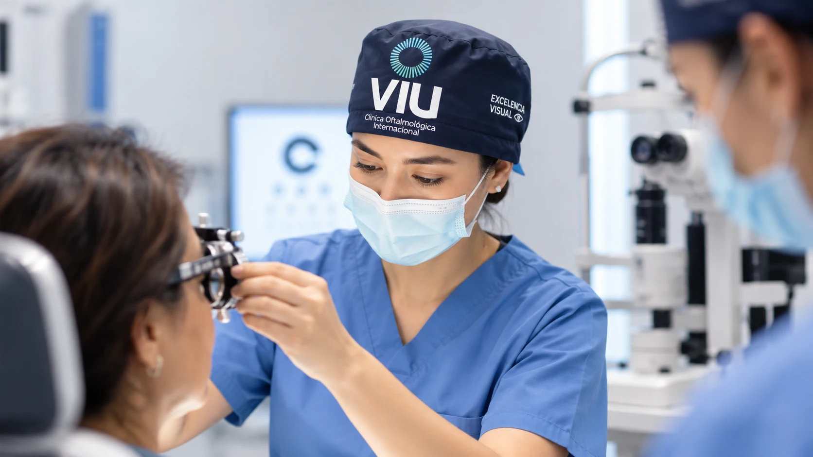 Examen oftalmológico en VIU